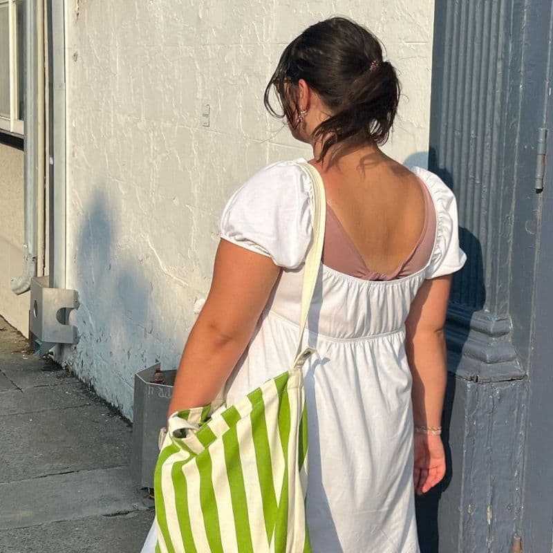 @truman.trower in Green Awning Stripe