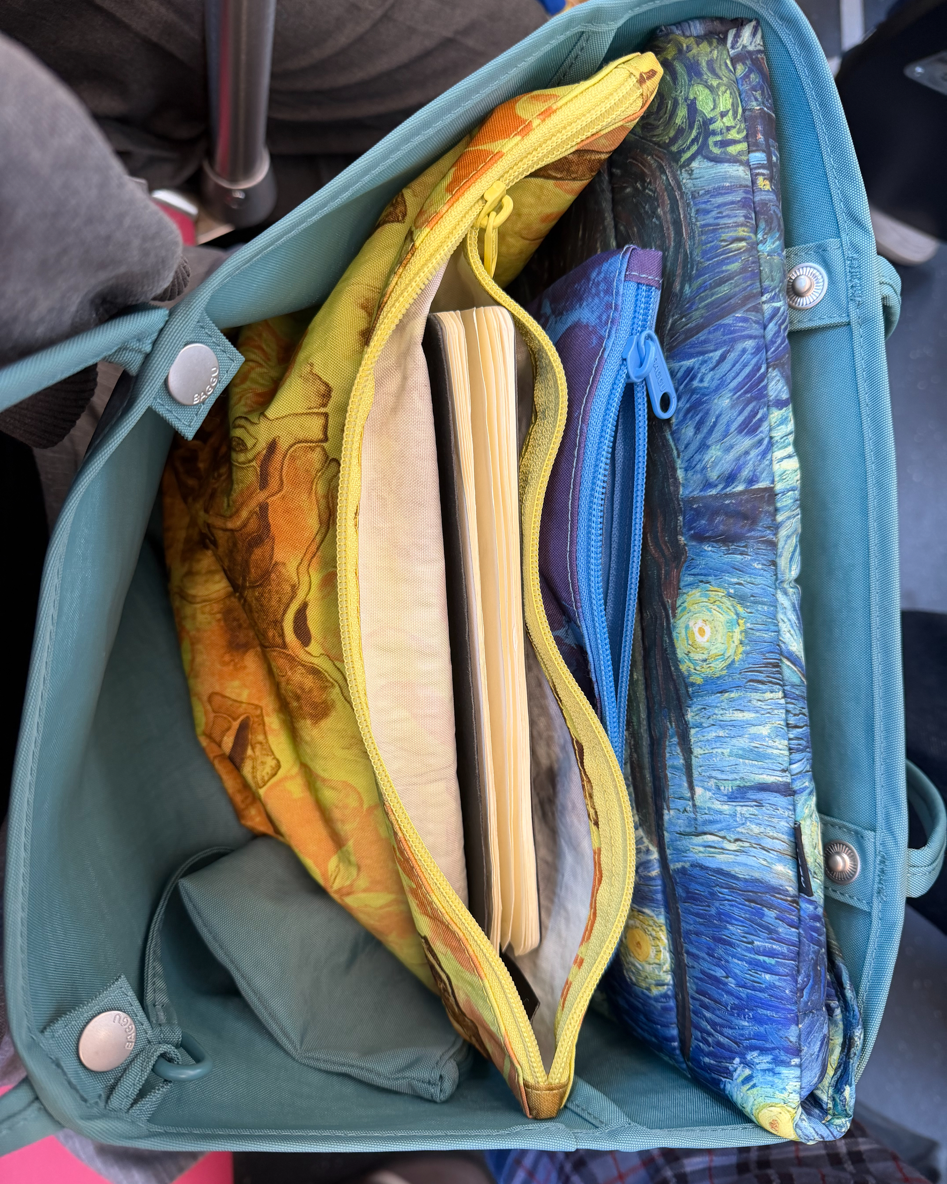 Go Pouch Set in Ruth Asawa Mix