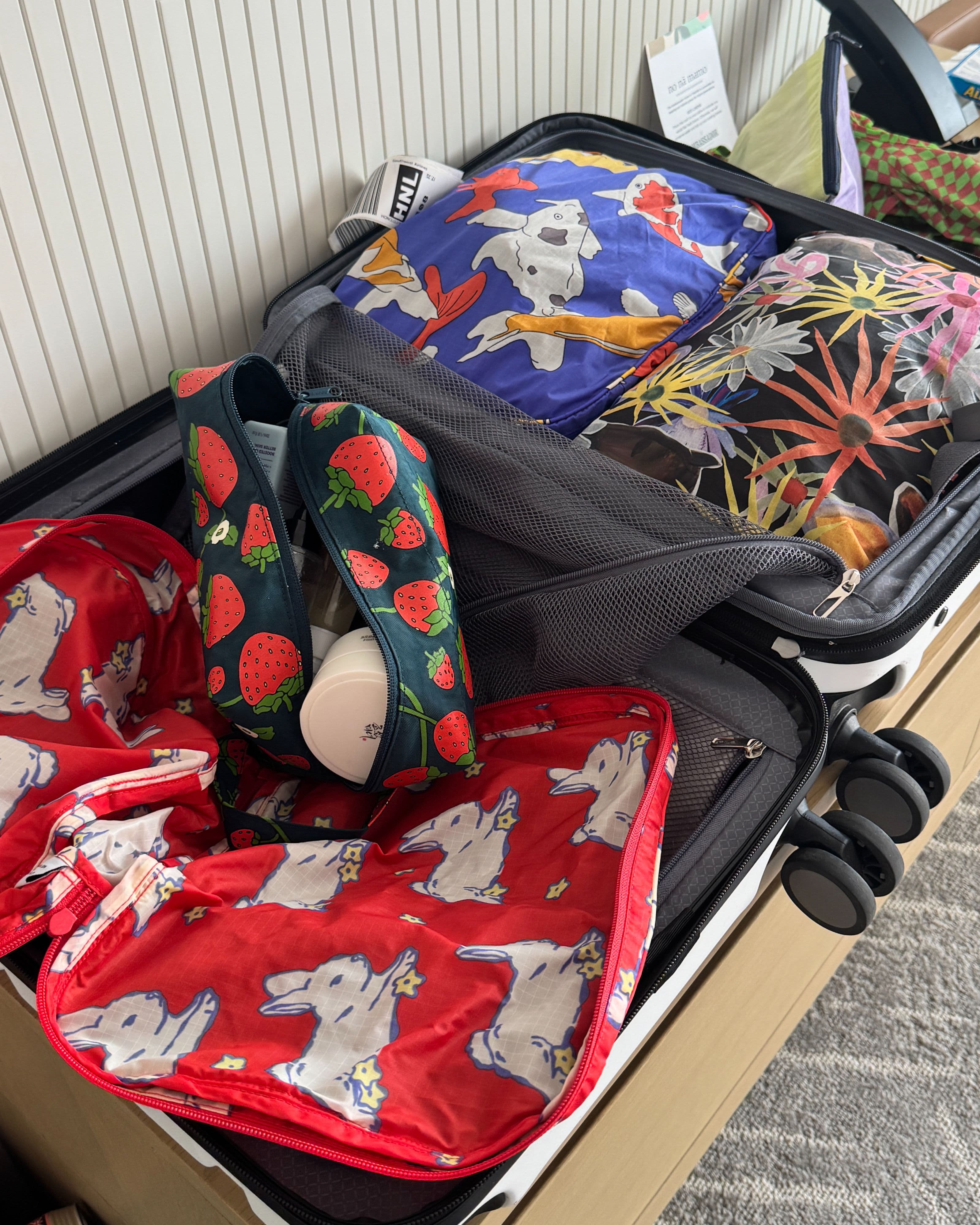 Packing Cube Set in Bunnies